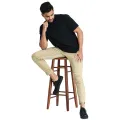 Moose Men’s Jogger Pant - Cream Caramel. 