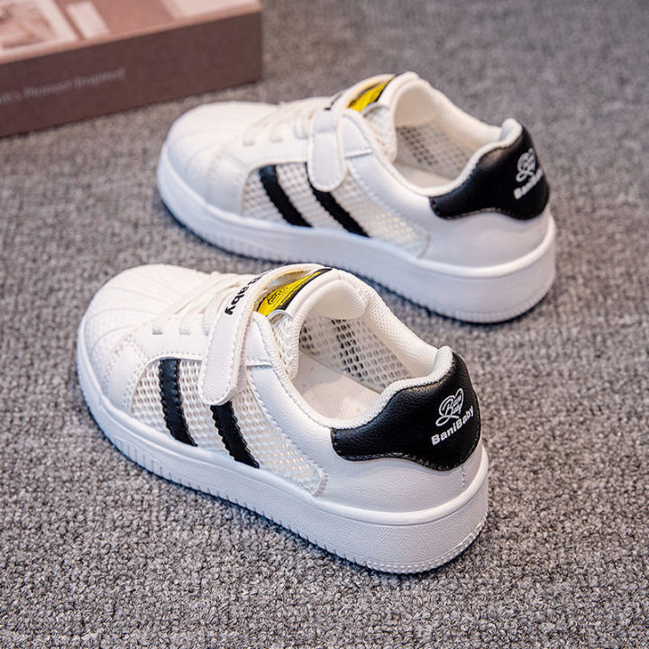 Bannie%20Baby%20Boy%20White%20Shoes2023New%20Summer%20Children's%20Mesh%20Shell%20Toe%20Board%20Shoes%20Breathable%20Sneakers%20-%20Image%207