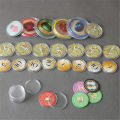 【SmartHorizon】50 Pieces 15Sizes 18 20 25 30 32 40 45mm Clear Plastic Protector Capsules Containers Case For Token Coin Collection Holder Boxes. 