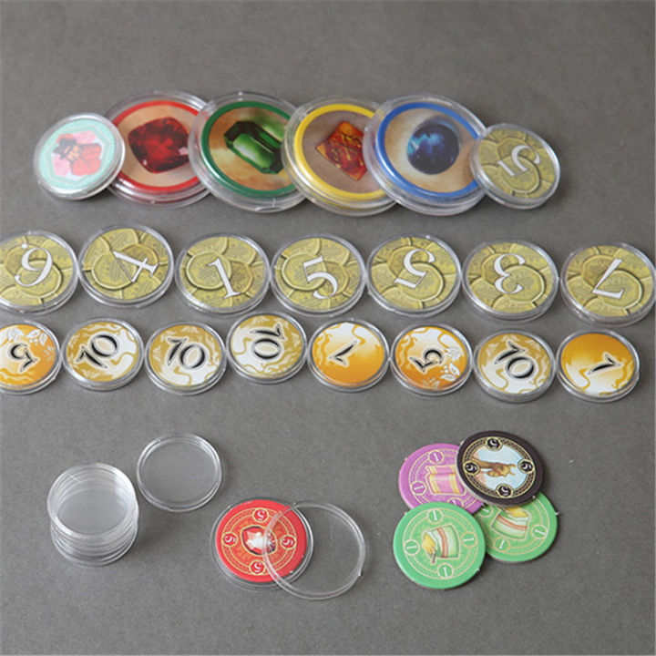 【SmartHorizon】50 Pieces 15Sizes 18 20 25 30 32 40 45mm Clear Plastic Protector Capsules Containers Case For Token Coin Collection Holder Boxes
