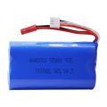 7.4v 3000mah 2s 18650 Lipo For Udi U12a S033g Q1 H100 H101 H102 H103 Ft009 Rc Boats Model Parts El-2p/ /jst/t Plug. 