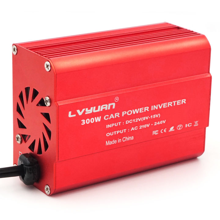 300w Car Power Inverter Dc 12v To Ac 220v With 3.1a Dual Usb Adapter ...