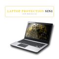 5 in1 Laptop Skin Pack combination protective film 15.6 inch Keyboard Protector + laptop skin + screen protector + mouse pad. 