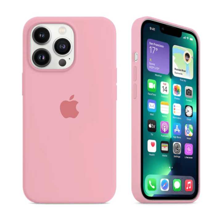 iPhone%2012%20Pro%20Max,%2012Pro,%2012%20Luxury%20High%20Quality%20Silicon%20Back%20cover-Pink%20-%20Image%204