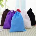 In Stock Non-woven Laundry Shoe Travel Pouch Portable Tote Drawstring Storage Bag Organizer Travel Accessories Pouch Drawstring Bag. 