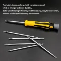 Magnetic Screwdriver Set - 12 Interchangeable Bits for Any Task. 