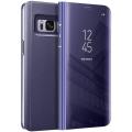 Smart Mirror Flip Phone Case For Samsung Galaxy S8 Plus View PU Leather Stand Protective Cover. 