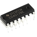 5PCS - CD4017 CD4017BE 4017 Decade Counter Divider IC. 