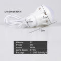Portable Camping LED Lamp/Mini 5W LED Bulb with USB for Reading, Study, Table. 