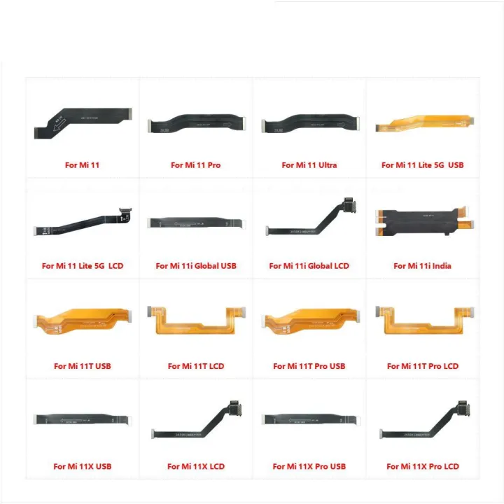 Main Board Motherboard Connection Flex Cable Parts For XiaoMi Mi 11 11i 11T 11X Pro Ultra Lite 5G NE Global