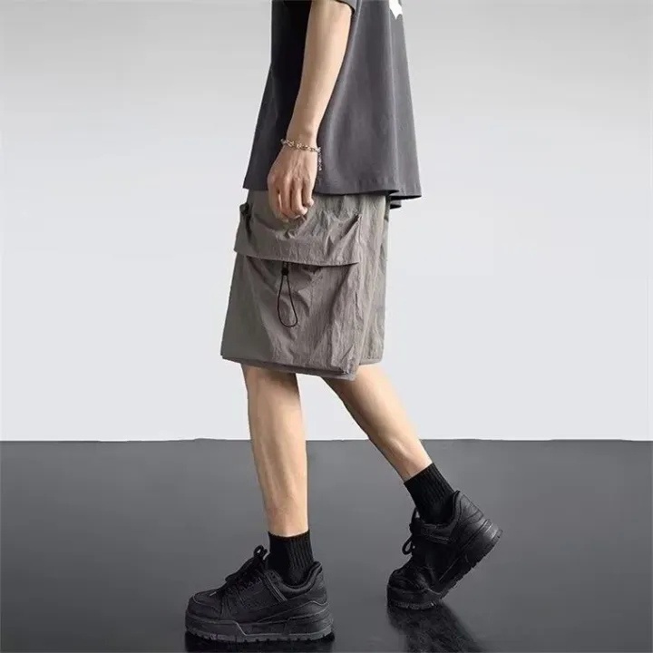 Summer%20Thin%20and%20All-Matching%20Workwear%20Shorts%20Men's%20Loose%20Shorts%20American%20Fashion%20Casual%20Quick-Drying%20Fifth%20Pants%20Men%20-%20Image%205