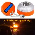 Rechargeable Car Emergency Light V16 Flashlight Magnetic Induction Strobe Light Road Accident Lamp Beacon Car Safety Accessory. 