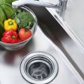 Kitchen Sink Strainer Bathroom Stainless Steel Dense Grid Sink Drains Strainer Sink Basket Strainer Replacement for Standard Drains Drain Out Water for Food Residue. 