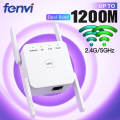 Fenvi AC1200 Dual Band WiFi Repeater WiFi Range Extender with Ethernet Port. 