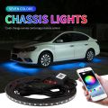 Car Underglow Neon Light Strip Remote /APP RGB Waterproof LED Underbody Ambient Lights Backlight Decorative Atmosphere Lamp 12V-90-120 APP. 