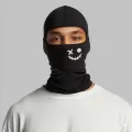 Musion Evil Smiley Face Fashion Print Balaclava Face Mask  Motorcycling Cycling Riding Outdoor Sports Bandana Hood Headwear for Cycling Sking Hunting Breathable. 