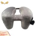 SuperRide Head Rest Pillow with Patent Valve Long Trip Inflatable Cervical Spine Pillow. 