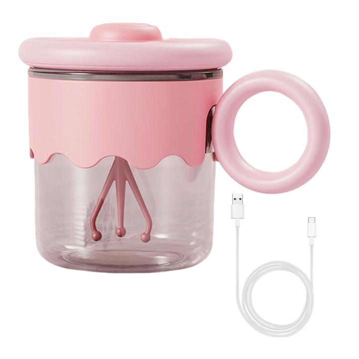 Ipx67%20Waterproof%20Mixer%20Usb%20Rechargeable%20Self%20Stirring%20Coffee%20Mug%20with%20Lid%20Handle%20Perfect%20for%20Home%20Office%20Travel%20400ml%20Automatic%20Mixing%20Glass%20Tumbler%20for%20Collagen%20Water%20Electric%20Mixer%20Cup%20Large%20-%20Image%202