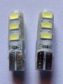 Led parking bulbs capless 2pcs Blue universal for all motor bike and cars 12v. 