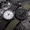 XINEW Watch Fashion Men Sports Watches Men Canvas Strap Watches Military Quartz Wrist Watch horloge heren erkek kol saat 2022. 