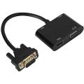 VGA To HDMI + VGA Converter. 