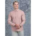 Casual Wear Detailed Linen Long Sleeve Shirt. 