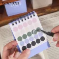 Calendar for Planing Event Log 2024 Mini Desk Calendar Spiral Coil Monthly Planner for Events Logs Office School Supplies Desk Calendar 2024. 