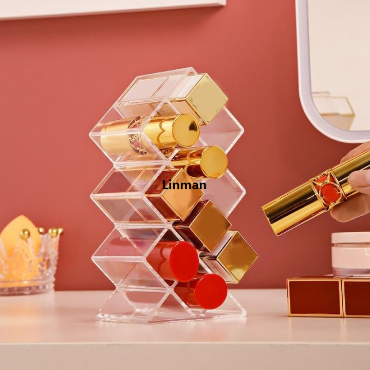 Linman%20Kento%2010%20Grid%20Lipstick%20Organizer,%20Cosmetic%20Organizer,%20Transparent%20Lipstick%20Holder,%20Acrylic%20Lipstick%20Stand,%20Lipstick%20Storage%20RacProfesional%20k,%20Lipstick%20Storage%20Stand,%20Lipstick%20Display%20Rack,%20Lip%20Gloss%20Display%20Holder,%20Makeup%20Lipstick%20Organizer%20-%20Acryl%20-%20Image%203