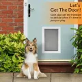 DESCENTE Durable Dog Door Flap Premium Large Dog Door Replacement Flaps Weather-resistant Entry Door Flaps for Safe Pet House Access Compatible with Pca11 Doggie Doors Ideal for Big Dogs Cats Dog Door Flap. 