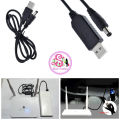 USB power boost line DC 5V to DC 12V Step UP Module USB Converter Adapter Cable 2.1x5.5mm Plug. 