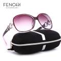 Pink White New Polarized Women Female Driving Sunglasses. 