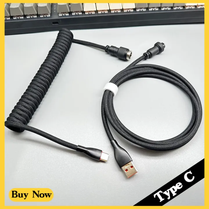 Keyboard Wire Types Mechanical Keyboard Coiled Cable Type C Keyboard Cable Usb Mechanical ...