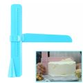 Adjustable Cake Leveller Smoother - Pink. 