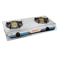 Indian Strong Stainless Steel Gas Cooker 2 Burner Gas Stove. 