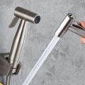 Stainless Steel Handheld High Pressure Faucet / Water Saving Powerful Fixed Sprayer / Women Portable Flusher / Toilet Supercharge Rinse Sprinkler / Bathroom Shower. 