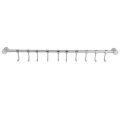 Kitchen Rail Rack Wall Mounted Utensil Hanging Rack Stainless Steel Hanger Hooks for Kitchen Tools Pot Towel 10 Sliding Hooks. 