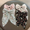 Korean Style Small Fresh Floral Big Bow Hair Clips For Girls Women Elegant Fashion Hair Accessories. 