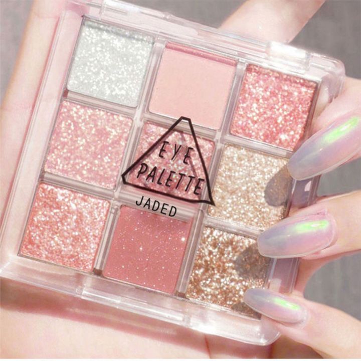 Fashion New Arrival Charming Eyeshadow Palette 9 Color  Palette Matte Shimmer Glitter  Beauty s Tools