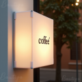 Custom LED Box Outdoor Business Waterproof Storefront Wall Hanging Double Sided. 