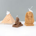 3D Silicone Plaster Epoxy For Soap Soy Polymer Festival Decor Handmade Home Gifts Resin Molds Egypt Sphinx Pyramid. 