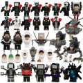 Compatible with Lego Titan Toilet Man Surveillance Man TV Man Speaker Minifigure Building Blocks Assembly Children's Toy KDL825. 