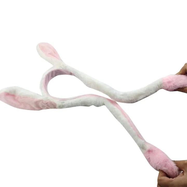 Bunny%20Ears%20Headband%20Moving%20Cute%20Warm%20Plush%20Airbag%20Rabbit%20Funny%20Gift%20Movable%20ANLAN%20-%20Image%205