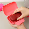 Household Supplies Portable Travel Soap Box Sealed Bathroom Soap Dish Home Holder Container Storage Candy Colors Soapbox Storage 1Pcs. 