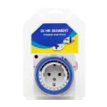 【InnovateWorld】24 Hours EU Timer Switch Timer Plug in Mechanical Grounded Programmable Smart Countdown Switch Socket Indoor Auto Power off. 