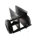 Slab Dolly Sturdy Structure 0-7.9in Adjustable 10in Wheels Panel Cart Stable Moving for Carrying. 