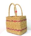 Pan kola Hand Bag Eco Friendly Handmade Natural Women Handle Bags Woven Handbag, Beach Bag. 