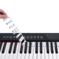 Piano Keyboard Note Labels 88 Keys / 61 Keys Removable Piano Notes Guide For Beginner Music Notes Sticker. 