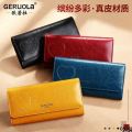200b capacity versatile multi-card slot wallet fashionable multi-functional women's long leather all-in-one card holder simple style large u200b u. 