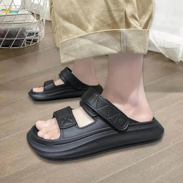 Unisex%20Beach%20EVA%20Slippers%20Summer%20Casual%20Shoes%20Flexible%20Sturdy%20Wear%20Resistant%20Black%2038%2039%20-%20Image%205
