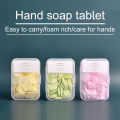 Soap Piece Travel Portable Hand Washing Piece Student Soap Paper Disposable Petal Soap Piece. 